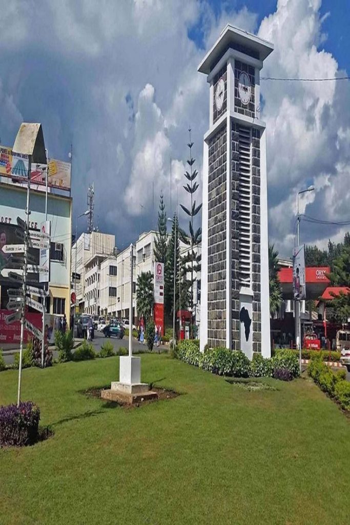 historical clock tower of arusha
