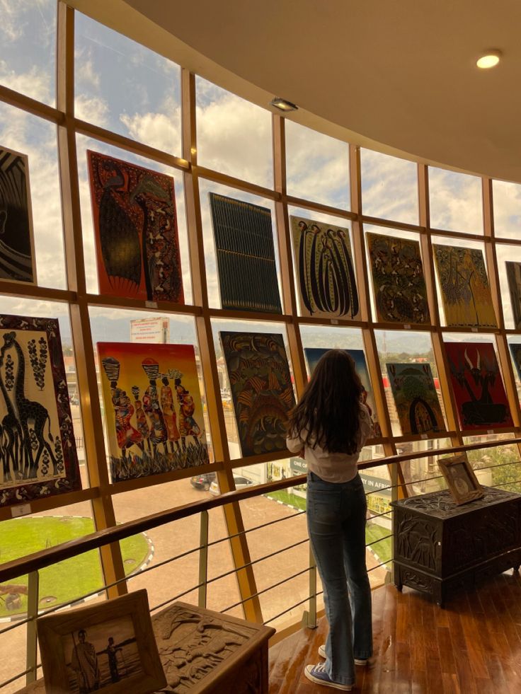 Museum Room Full of Art