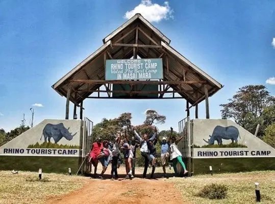 Best 6-Days Samburu Masai Mara Safari 4 visiting rhino camp during the 6-Days Samburu Masai Mara Safari with kairi travels