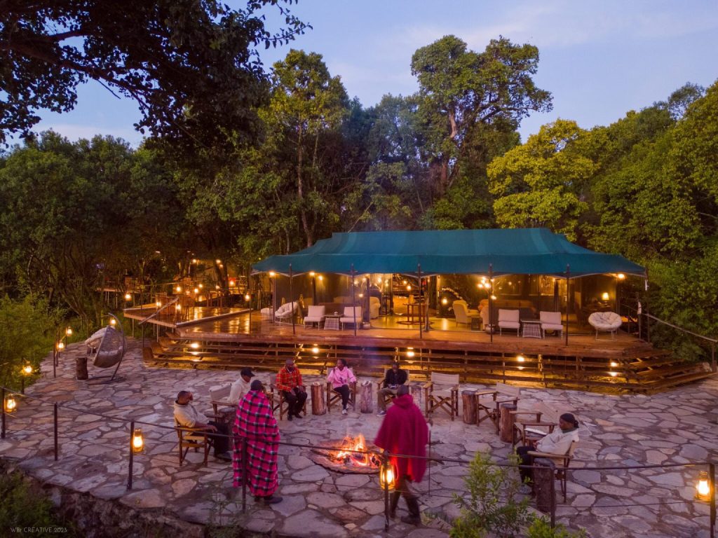 soroi luxury evening during the 7-Day Masai Mara Mombasa Safari