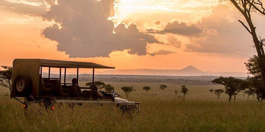 Game drive vehicle in Masai Mara National Reserve