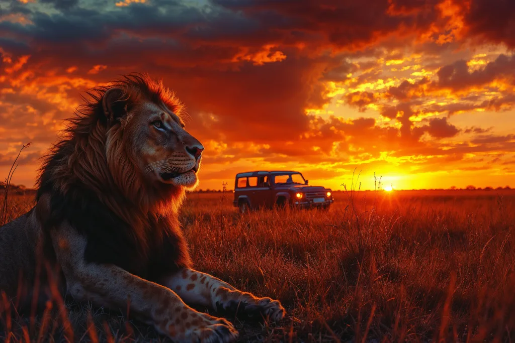 Experience the Kenya Safari Holidays sunset.
